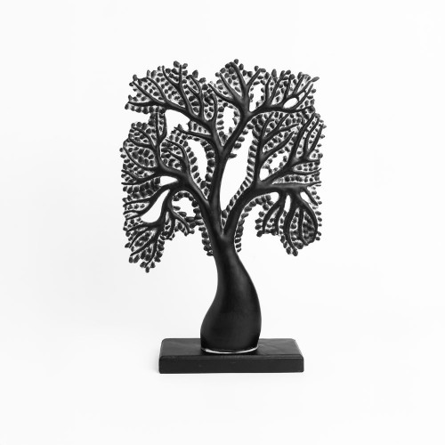 FORET 2 ΔΙΑΚΟΣΜΗΤΙΚΟ ΔΕΝΤΡΟ 33x8x45cm POLYRESIN ΜΑΥΡΟ ΛΕΥΚΟ c542922