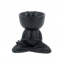 OPOLO ΚΑΣΠΩ 14x9x15cm POLYRESIN ΜΑΥΡΟ c542924