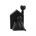 KEMMEL ΔΙΑΚΟΣΜΗΤΙΚΗ ΦΙΓΟΥΡΑ 13x12x18cm POLYRESIN ΜΑΥΡΟ c542927