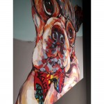 IMBA DOG ΠΙΝΑΚΑΣ ΔΙΑΚΟΣΜΗΣΗΣ 100x100x3cm ΚΑΜΒΑΣ ΠΟΛΥΧΡΩΜΟ ΞΥΛΟ c542938