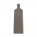 LUI ΒΑΖΟ 15x5x35cm ΚΕΡΑΜΙΚΟ ΓΚΡΙ ΜΑΤ c542939