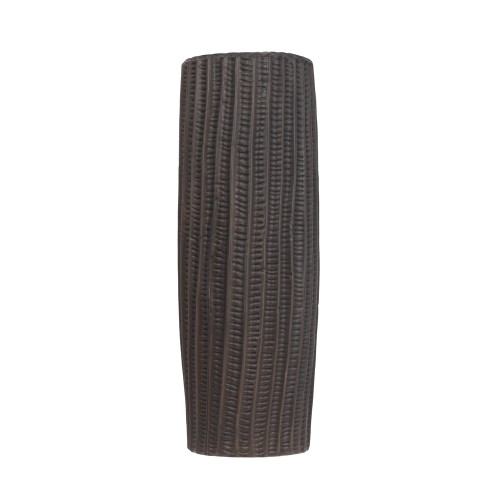 RIGE ΒΑΖΟ 12x12x36cm ΚΕΡΑΜΙΚΟ ΑΝΘΡΑΚΙ ΜΑΤ c542941