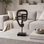 ACT BLACK 1 ΔΙΑΚΟΣΜΗΤΙΚΟ TOTEM 16x7x34cm POLYRESIN ΜΑΥΡΟ c542948
