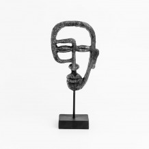 ACT BLACK 2 ΔΙΑΚΟΣΜΗΤΙΚΟ TOTEM 15x7x32cm POLYRESIN ΜΑΥΡΟ c542949