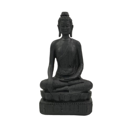 GITA ΔΙΑΚΟΣΜΗΤΙΚΟ ΒΟΥΔΑΣ 23x15x42cm POLYRESIN ΜΑΥΡΟ c542950