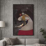 INTERNALITY ΠΙΝΑΚΑΣ ΔΙΑΚΟΣΜΗΣΗΣ 70x110x5cm ΚΑΜΒΑΣ ΠΟΛΥΧΡΩΜΟ ΞΥΛΟ c542956