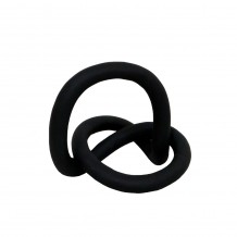 CERCHIO ROUND ΔΙΑΚΟΣΜΗΤΙΚΟ ΚΟΜΠΟΣ 15x12x10cm POLYRESIN ΜΑΥΡΟ c542961