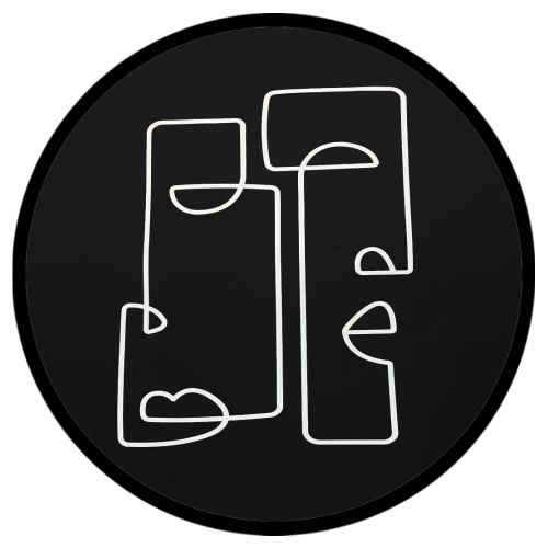 FACE ΔΙΣΚΟΣ ΔΙΑΚΟΣΜΗΣΗΣ 40x40x4cm MDF ΜΑΥΡΟ ΛΕΥΚΟ c542966