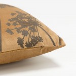 PEONY ΔΙΑΚΟΣΜΗΤΙΚΟ ΜΑΞΙΛΑΡΙ 45x45cm ΒΕΛΟΥΔΟ ΜΕΛΙ ΚΑΦΕ c542969