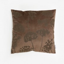 PEONY ΔΙΑΚΟΣΜΗΤΙΚΟ ΜΑΞΙΛΑΡΙ 45x45cm ΒΕΛΟΥΔΟ ΚΑΦΕ c542970