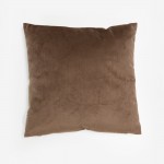 PEONY ΔΙΑΚΟΣΜΗΤΙΚΟ ΜΑΞΙΛΑΡΙ 45x45cm ΒΕΛΟΥΔΟ ΚΑΦΕ c542970