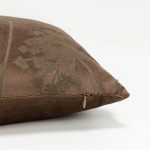 PEONY ΔΙΑΚΟΣΜΗΤΙΚΟ ΜΑΞΙΛΑΡΙ 45x45cm ΒΕΛΟΥΔΟ ΚΑΦΕ c542970