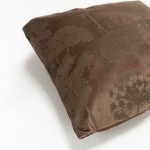 PEONY ΔΙΑΚΟΣΜΗΤΙΚΟ ΜΑΞΙΛΑΡΙ 45x45cm ΒΕΛΟΥΔΟ ΚΑΦΕ c542970