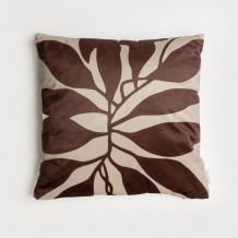 LIANA ΔΙΑΚΟΣΜΗΤΙΚΟ ΜΑΞΙΛΑΡΙ 45x45cm ΒΕΛΟΥΔΟ ΜΠΕΖ ΚΑΦΕ ΓΚΡΙ c542973