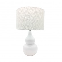 CLOQUE ΦΩΤΙΣΤΙΚΟ ΕΠΙΤΡΑΠΕΖΙΟ 15x15x45cm ΚΕΡΑΜΙΚΟ ΛΕΥΚΟ ΥΦΑΣΜΑ ΛΕΥΚΟ c542976