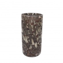 BULLES ΒΑΖΟ 10x10x21cm ΓΥΑΛΙ ΧΡΥΣΟ ΜΠΡΟΝΖΕ c542984