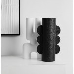 OREJA ΒΑΖΟ 17x10x31cm ΜΕΤΑΛΛΟ ΜΑΥΡΟ c542991