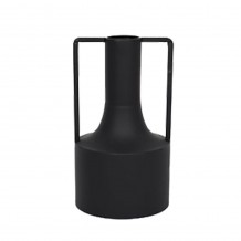 SOHO ΒΑΖΟ 15x15x31cm ΜΕΤΑΛΛΟ ΜΑΥΡΟ c542993