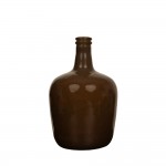 CRUSHED CARAMEL ΜΠΟΥΚΑΛΑ 21x21x37cm ΑΝΑΚΥΚΛΩΜΕΝΟ ΓΥΑΛΙ CARAMEL c542995