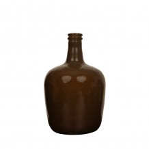 CRUSHED CARAMEL ΜΠΟΥΚΑΛΑ 21x21x37cm ΑΝΑΚΥΚΛΩΜΕΝΟ ΓΥΑΛΙ CARAMEL c542995