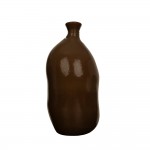 CRUSHED CARAMEL ΜΠΟΥΚΑΛΑ 25x25x50cm ΑΝΑΚΥΚΛΩΜΕΝΟ ΓΥΑΛΙ CARAMEL c542997