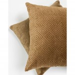 HOMBURG B ΔΙΑΚΟΣΜΗΤΙΚΟ ΜΑΞΙΛΑΡΙ 50x50cm ΒΑΜΒΑΚΙ ΧΡΥΣΟ ΒΕΛΟΥΔΟ c543004