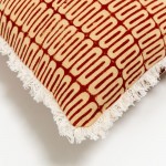 FIRED BRICK A ΔΙΑΚΟΣΜΗΤΙΚΟ ΜΑΞΙΛΑΡΙ 50x50cm ΒΑΜΒΑΚΙ ΚΕΡΑΜΙΔΙ ΜΠΕΖ ΒΙΣΚΟΖΗ c543007