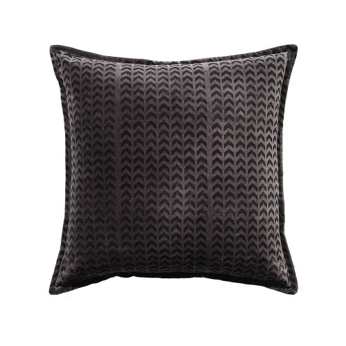 CYBERSPACE ΔΙΑΚΟΣΜΗΤΙΚΟ ΜΑΞΙΛΑΡΙ 50x50cm ΒΑΜΒΑΚΙ ΜΑΥΡΟ ΒΕΛΟΥΔΟ c543009