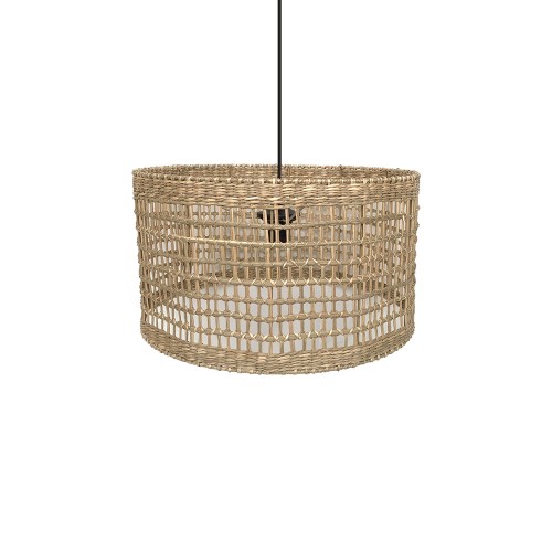 PAROS ΦΩΤΙΣΤΙΚΟ ΟΡΟΦΗΣ 45x45x25cm SEAGRASS ΦΥΣΙΚΟ c543011