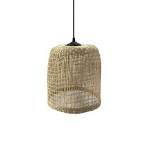 PAROS ΦΩΤΙΣΤΙΚΟ ΟΡΟΦΗΣ 30x30x30cm SEAGRASS ΦΥΣΙΚΟ c543014