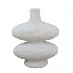 RANDI ΒΑΖΟ 32x15x39cm POLYRESIN ΛΕΥΚΟ c543030