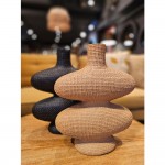 RANDI ΒΑΖΟ 32x15x39cm POLYRESIN ΜΑΥΡΟ c543031