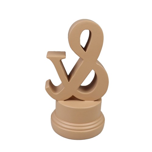 AND ΔΙΑΚΟΣΜΗΤΙΚΗ ΕΠΙΓΡΑΦΗ 8x8x14cm POLYRESIN TERRACOTTA c543038