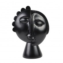 LOKI ΔΙΑΚΟΣΜΗΤΙΚΟ ΠΡΟΣΩΠΟ 18x9x25cm POLYRESIN ΜΑΥΡΟ c543044