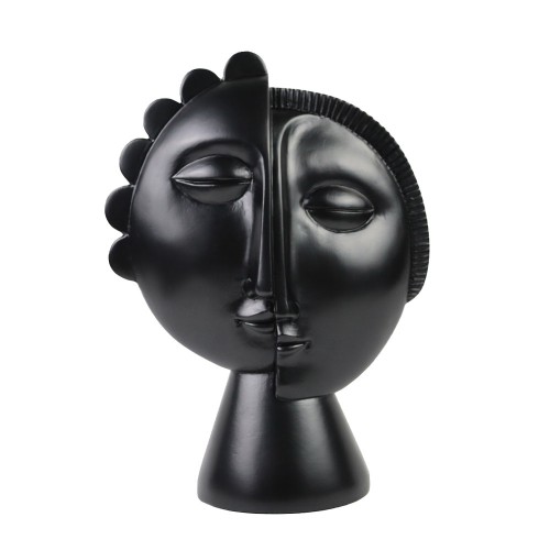 LOKI ΔΙΑΚΟΣΜΗΤΙΚΟ ΠΡΟΣΩΠΟ 18x9x25cm POLYRESIN ΜΑΥΡΟ c543044