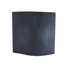 ARIADNE ΒΑΖΟ 26x15x25cm ΚΕΡΑΜΙΚΟ ΑΝΘΡΑΚΙ ΚΑΦΕ c543062