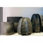 ARIADNE ΒΑΖΟ 35x20x35cm ΚΕΡΑΜΙΚΟ ΑΝΘΡΑΚΙ ΚΑΦΕ c543063