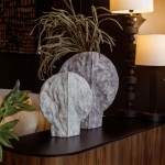 MYRTI ΒΑΖΟ 45x16x53cm ΚΕΡΑΜΙΚΟ ΓΚΡΙ c543065