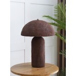 ASHER ΦΩΤΙΣΤΙΚΟ ΕΠΙΤΡΑΠΕΖΙΟ 36x36x50cm PAPER MACHE ΚΑΦΕ c543072