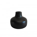 NUBIA ΒΑΖΟ 22x22x20cm ΞΥΛΟ ΜΑΥΡΟ c543075