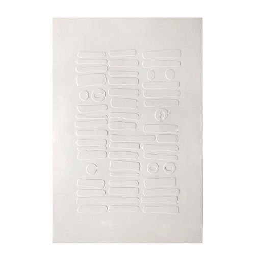 IMPRINT ΠΙΝΑΚΑΣ ΔΙΑΚΟΣΜΗΣΗΣ 80x120x4cm ΚΑΜΒΑΣ ΛΕΥΚΟ MDF c543085