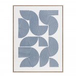 AZURE HEAVEN ΠΙΝΑΚΑΣ ΔΙΑΚΟΣΜΗΣΗΣ 60x80x5cm ΚΑΜΒΑΣ ΛΕΥΚΟ ΜΠΛΕ ΣΚΟΥΡΟ ΞΥΛΟ ΦΥΣΙΚΟ c543093