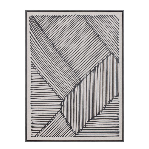 STAY TRUE ΠΙΝΑΚΑΣ ΔΙΑΚΟΣΜΗΣΗΣ 60x80x4cm ΔΕΡΜΑ ΛΕΥΚΟ ΜΑΥΡΟ ΞΥΛΟ ΜΑΥΡΟ c543095