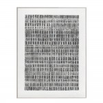 SOMETIMES ΠΙΝΑΚΑΣ ΔΙΑΚΟΣΜΗΣΗΣ 90x120x5cm ΚΑΜΒΑΣ ΛΕΥΚΟ ΜΑΥΡΟ ΞΥΛΟ ΛΕΥΚΟ c543100