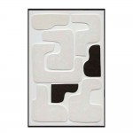 RENVO ΠΙΝΑΚΑΣ ΔΙΑΚΟΣΜΗΣΗΣ 80x120x5cm ΚΑΜΒΑΣ ΛΕΥΚΟ ΜΑΥΡΟ ΞΥΛΟ ΜΑΥΡΟ c543101