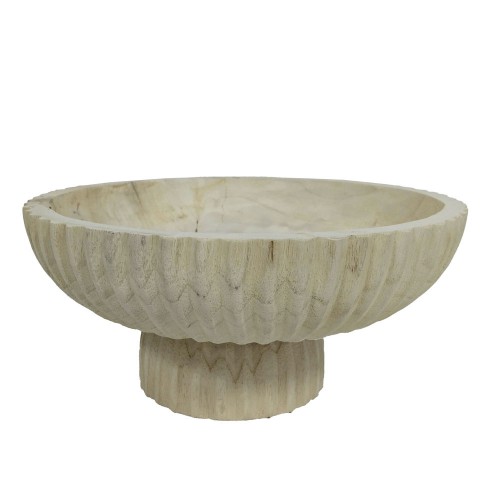 SONTO ΜΠΩΛ ΜΕ ΒΑΣΗ 30x30x14cm ΞΥΛΟ ΦΥΣΙΚΟ c543105