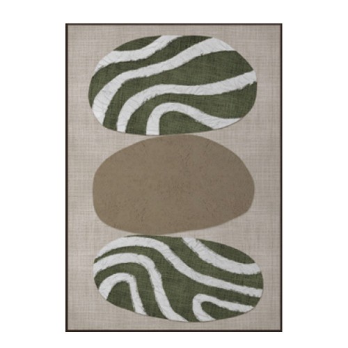 SLATE B ΠΙΝΑΚΑΣ ΔΙΑΚΟΣΜΗΤΙΚΟΣ ΜΕ ΚΟΡΝΙΖΑ 75x100x4cm ΚΑΜΒΑΣ ΛΑΔΙ ΜΠΕΖ ΛΕΥΚΟ PS c543107