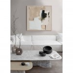 UNSEEN SHADOWS ΠΙΝΑΚΑΣ ΔΙΑΚΟΣΜΗΤΙΚΟΣ ΜΕ ΚΟΡΝΙΖΑ 80x80x4cm ΚΑΜΒΑΣ ΜΠΕΖ ΛΕΥΚΟ PP c543115