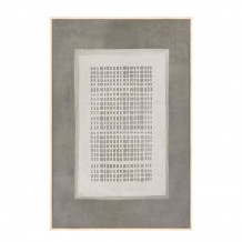 COSMIC GRID ΠΙΝΑΚΑΣ ΔΙΑΚΟΣΜΗΤΙΚΟΣ ΜΕ ΚΟΡΝΙΖΑ 80x120x4cm ΚΑΜΒΑΣ ΓΚΡΙ ΣΚΟΥΡΟ ΜΠΕΖ ΞΥΛΟ c543116