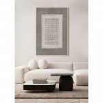 COSMIC GRID ΠΙΝΑΚΑΣ ΔΙΑΚΟΣΜΗΤΙΚΟΣ ΜΕ ΚΟΡΝΙΖΑ 80x120x4cm ΚΑΜΒΑΣ ΓΚΡΙ ΣΚΟΥΡΟ ΜΠΕΖ ΞΥΛΟ c543116